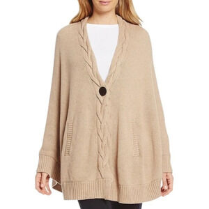 NWT UGG Anjeline Knit Cape Cable Sweater XS/S